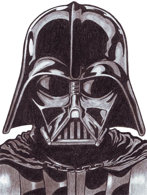 Darth Vader Charcoal Pencils Star Wars Drawings Star Wars Art
