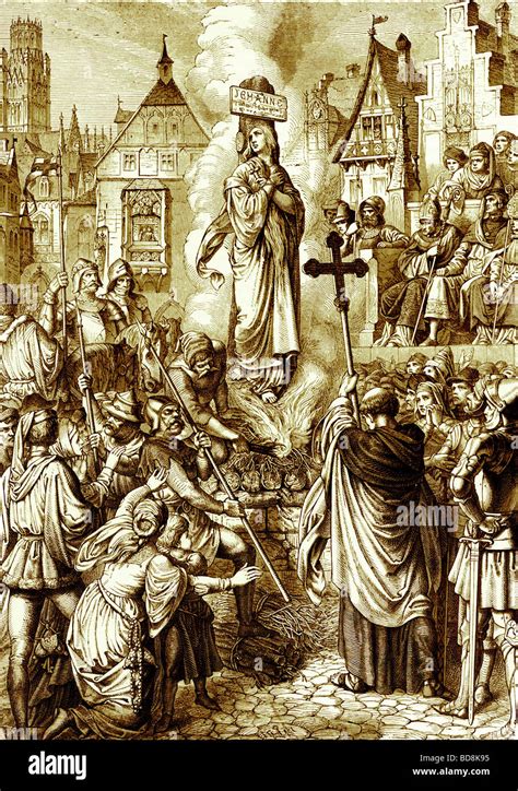 Execution Of Joan Of Arc Illustration From Cassell S Illustrated