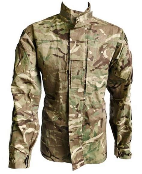 British Army Mtp Camo Tropical Combat Field Jacket Used Military