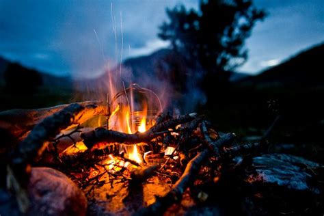 Camp Fire Outdoor Camping Wallpaper Free Camping