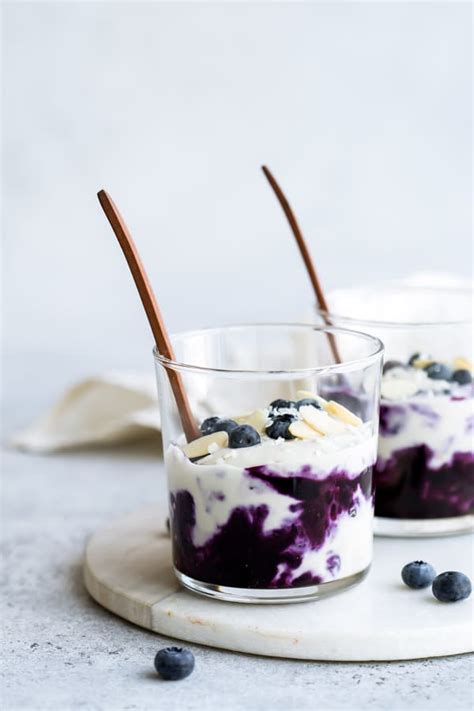 The toppings can vary from. Vegan blueberry cheesecake jars - Choosing Chia
