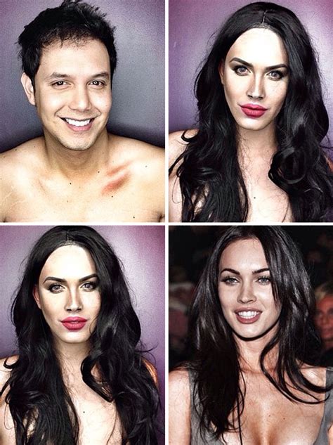 Guy Uses Makeup To Transform Himself Into Female Hollywood Celebrities