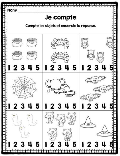 count worksheet  images halloween worksheets