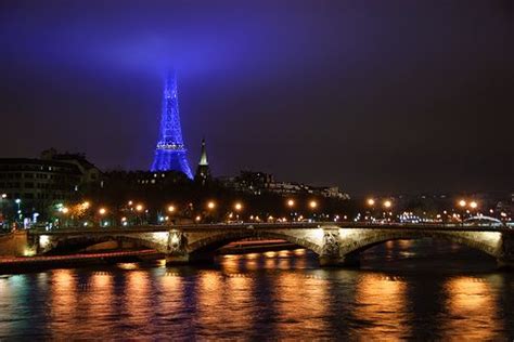 Beacon In The Mist Mists Eiffel Tower Paris France