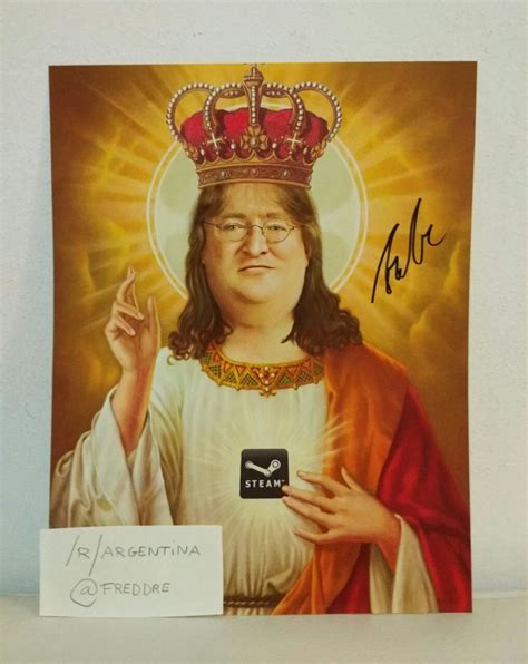 A Wild Gabe Newell Autograph Appears Rthegaben