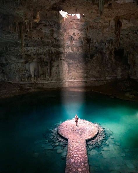 Yucatan Caves In Mexico Valladolid Beautiful Places Beautiful