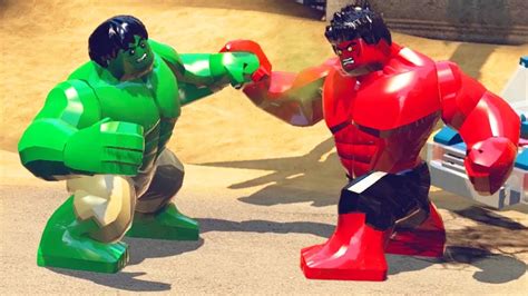 Hulk Vs Red Hulk In Lego Marvel Super Heroes W Cutscenes Youtube