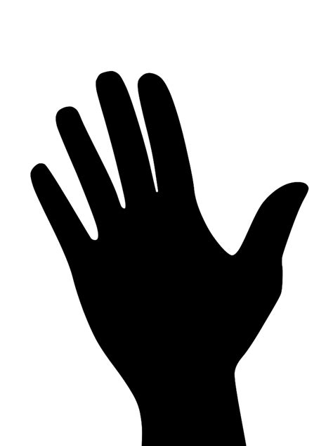 Silhouette Of Hands