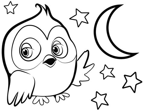The article portrays this bird in both realistic and cartoon forms. Cute Owl Coloring Pages To Print - Coloring Home