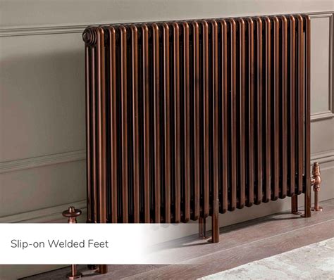 The Radiator Company Ancona Vertical Copperanthracitepearl Bronze