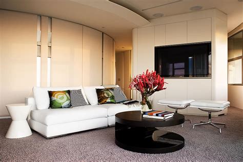 Modern Apartment Interior Design In Warm And Glamour Style Digsdigs