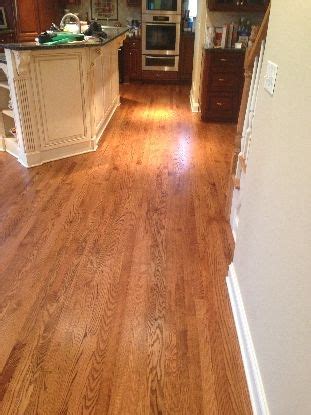 Don't shake or thin stain. Red Oak with Early American Stain and UV Finish | Kashian ...