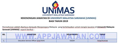 We did not find results for: Jawatan Kosong Terkini di Universiti Malaysia Sarawak ...