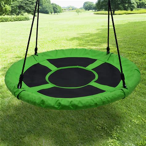 Image Saucer Swing Playground Platform Swing Nylon Rope Detachable 1m