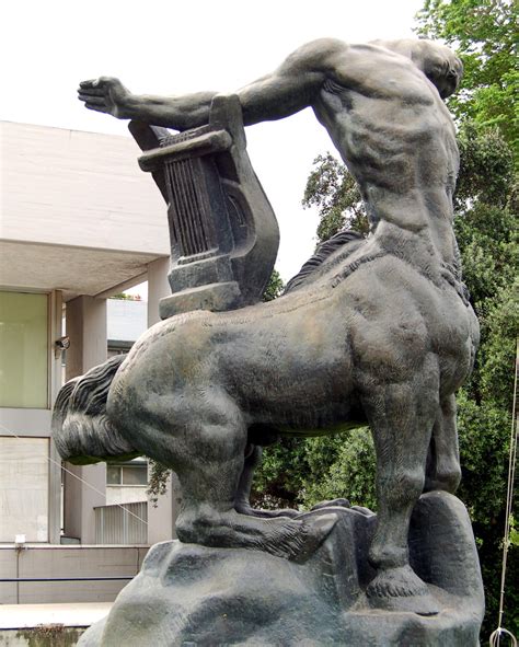 Centaur Statue | Bronze statue of a centaur outside the Nati… | Flickr