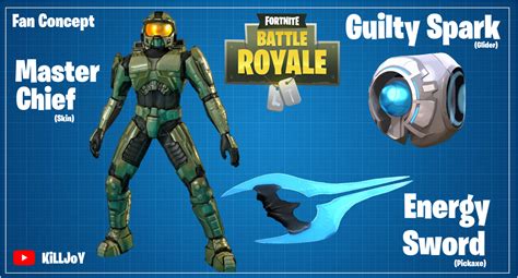 Master chief is a gaming legends series outfit in fortnite: Halo Skin Concept in Fortnite Battle Royale! : halo
