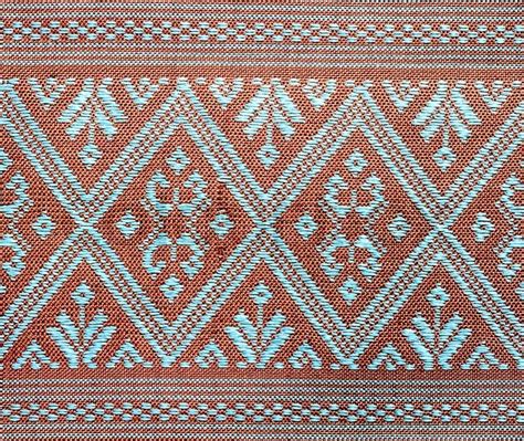 Smooth minimal light waves background. Thai silk fabric pattern background | Stock image | Colourbox