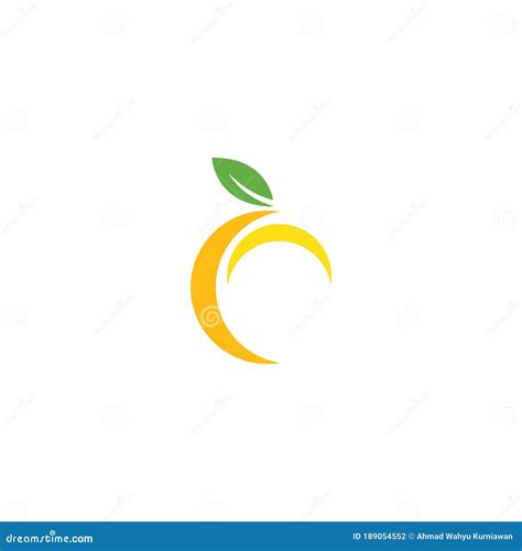 Orange Fruit Logo Stock Vector Illustration Of Citrus 189054552