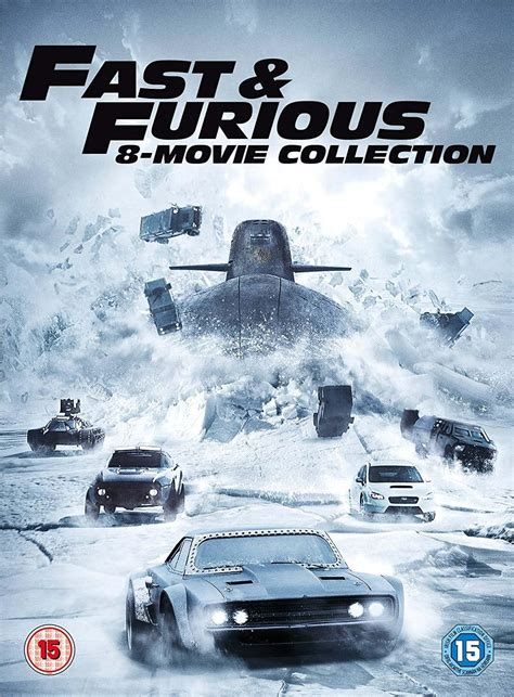 Fast And Furious 8 Film Collection Dvd 1 8 Box Set 2017 Uk