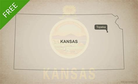 Download this free printable kansas state map to mark up with your student. Free vector map of Kansas outline | One Stop Map