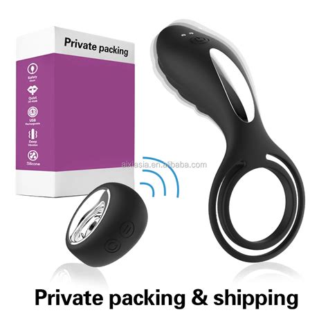 Aixiasia New Best Selling Remote Control Magnetic Rechargeable Double Cock Ring Vibrator For