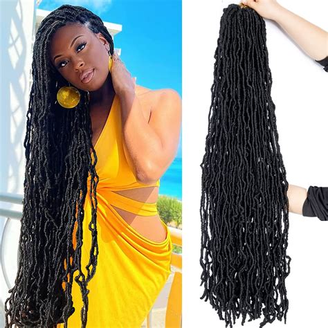 Buy 36 Inch 6packs New Soft Locs Crochet Hair Pre Looped Super Long