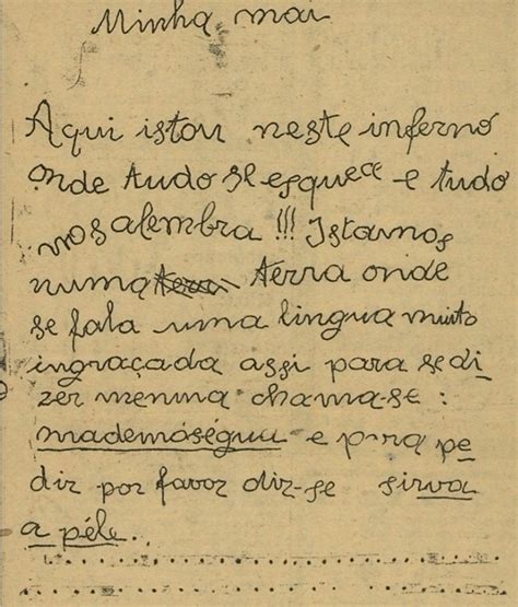 Carta De Um Soldado Português Da Primeira Grande Guerra