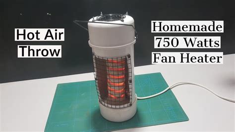 How To Make Electric Fan Heater Diy Room Heater Youtube