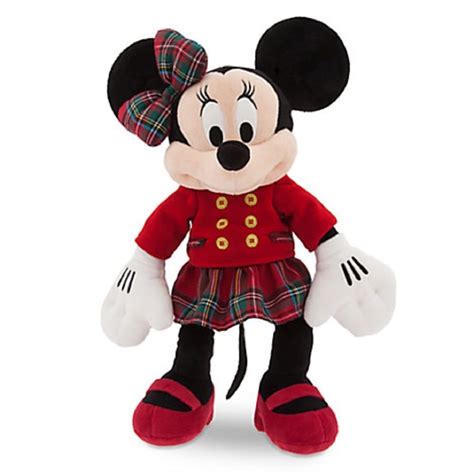 Disney Store Minnie Mouse Christmas Plush Toy Exclusive 2016 Limited