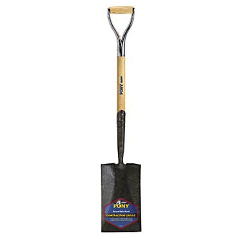 Ames Jackson 27 In D Handle Pony Contractor Spade Shovel 12302 The