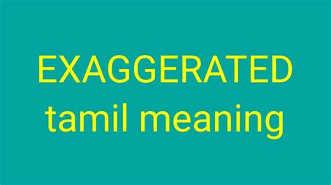 Determination occurs prior to goal attainment and serves to motivate behavior that will help achieve one's goal. EXAGGERATED tamil meaning/sasikumar - YouTube