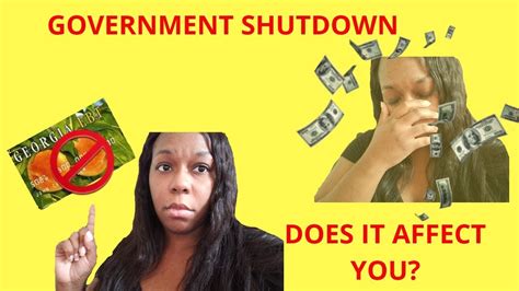 government shutdown 2019 does it affect you my thoughts youtube