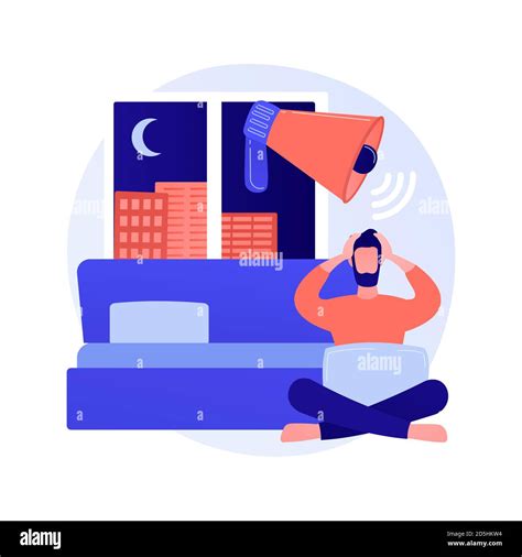 Sleep Disturbances Abstract Concept Vector Illustration Stock Vector