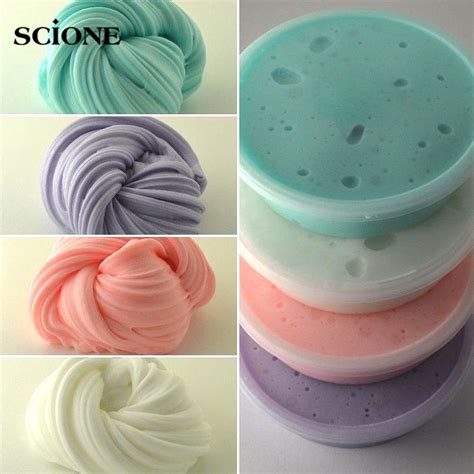 Buy 60ml Cloud Slime Fluffy Polymer Antistress Charms For Slimes Putty