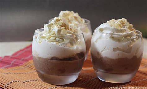 Glace Chocolat à la Poire et Chantilly sans sucre