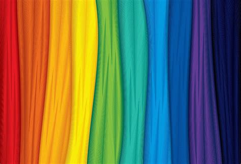 Rainbow Curtain Birthday Backdrops Baby Shower For Photography Hj04268