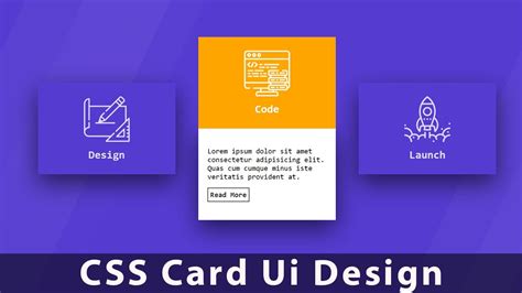 This is a code demo posted by a web developer on codepen.io. How To Design CSS Card UI In HTML & CSS | Card UI Hover ...