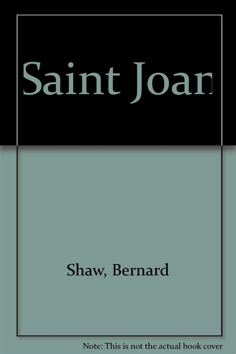 Saint Joan George Bernard Shaw 9780582330931 Books
