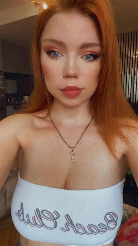 kisankanna have a good day 😘 redhead boobs big boobsflash