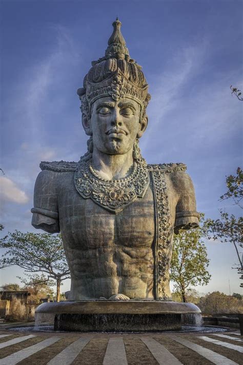 Giant Vishnu Statue At Bali Indonesia Stock Photo Image Of Asia