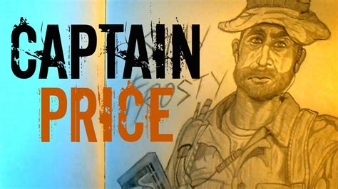 How To Draw Captain Price From Cod 4 Youtube