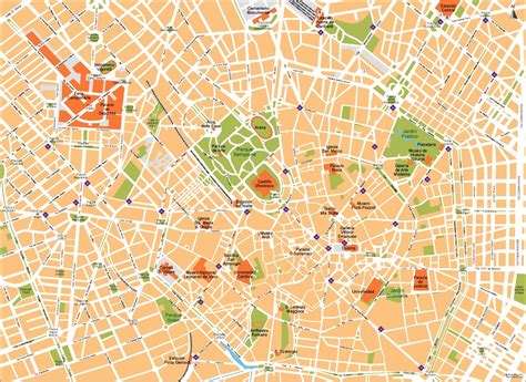 Milano Vector Maps Illustrator Vector Maps