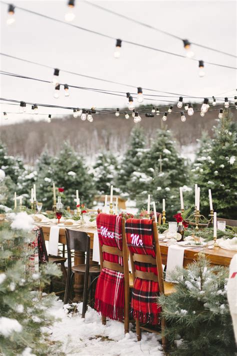 Snowy Christmas Tree Farm Wedding Ideas Wedding And Party
