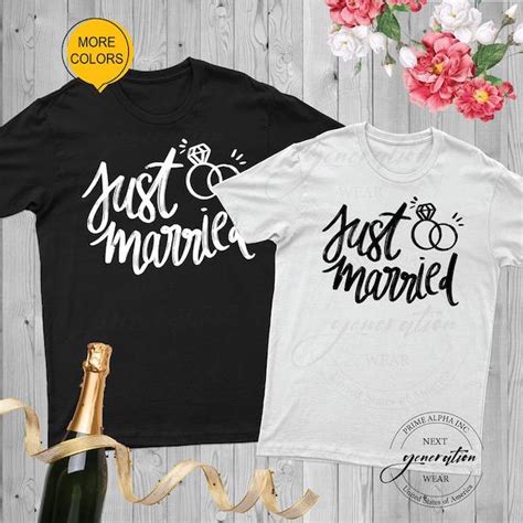 15 Just Married T Shirts Perfect For A Honeymoon Couple