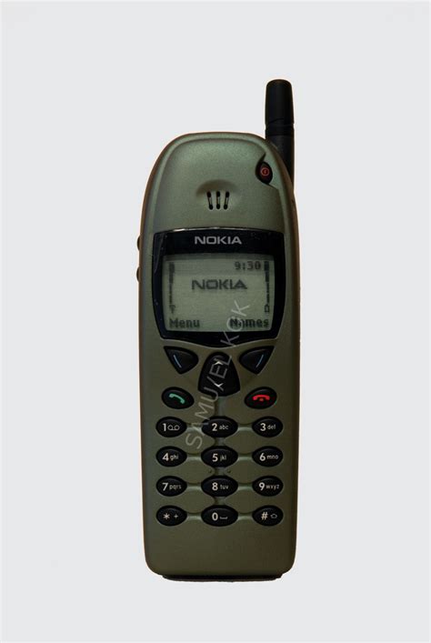 nokia 6110 from 1998 my first phone had a six pack