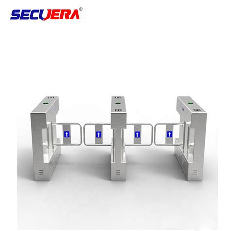 Kontrol Akses Keamanan Geser Otomatis Pedestrian Ayunan RFID Turnstile