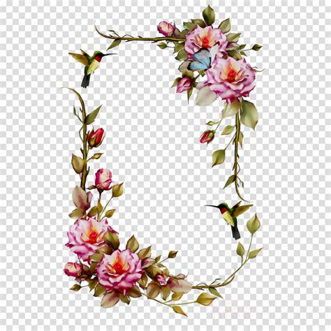 Flower Frame Clipart Transparent 10 Free Cliparts Download Images On