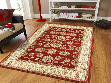 Large Red Area Rugs On Clearance 8x11 Living Room 8x10 Under100 Dynamix Traditional Rugs