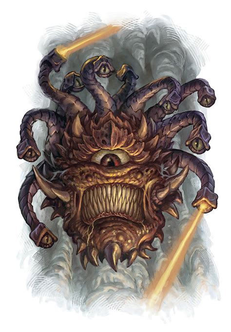 Creatures From Advanced Dungeons And Dragons E Beholder Eye Tyrant