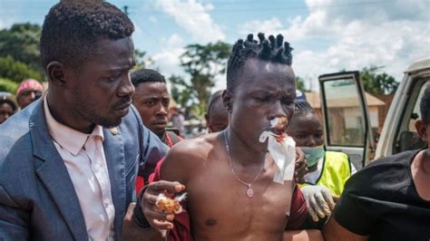 uganda s yoweri museveni overcomes bobi wine challenge for now bbc news